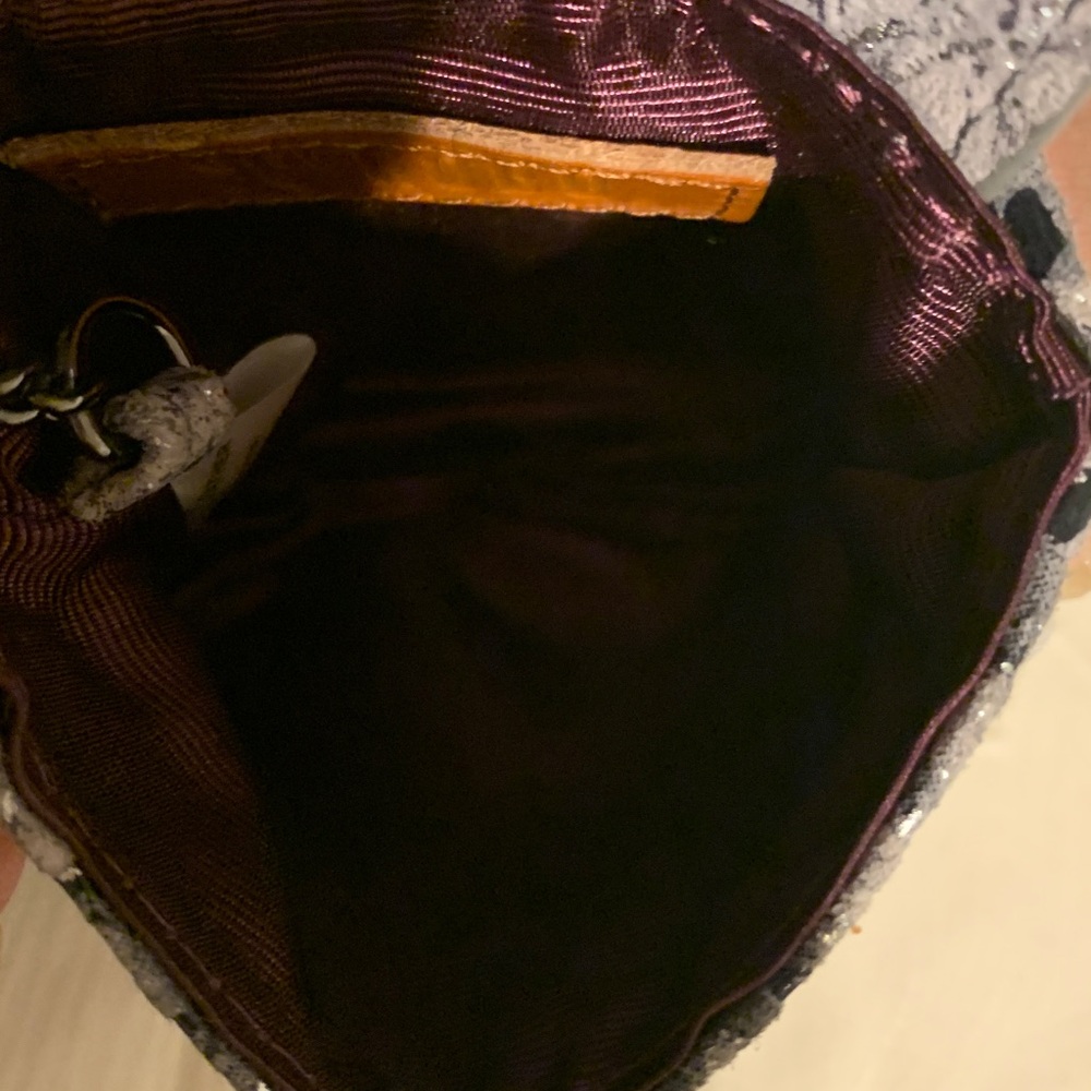 HOBO Silver Snakeskin Mini Bag - Picture 3 of 4